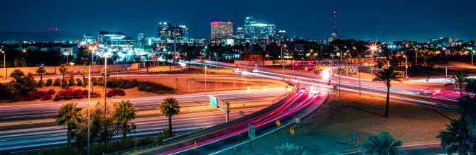 phoenix at night